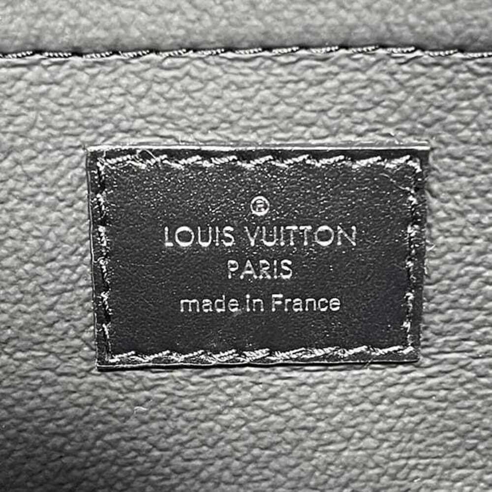 Louis Vuitton Locker Dopp Clutch Bag Black Eclipse Black Shoulder Handle Strap - Picture 6 of 10